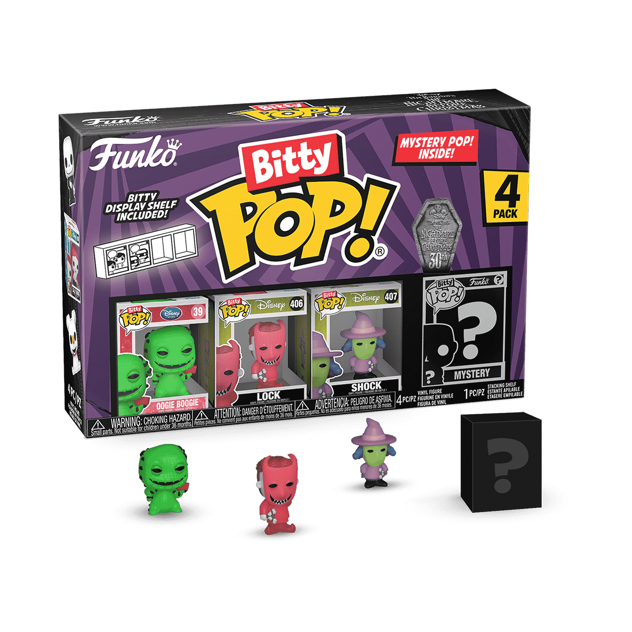 Bitty Pop! The Nightmare Before Christmas 4-Pack Series 1
