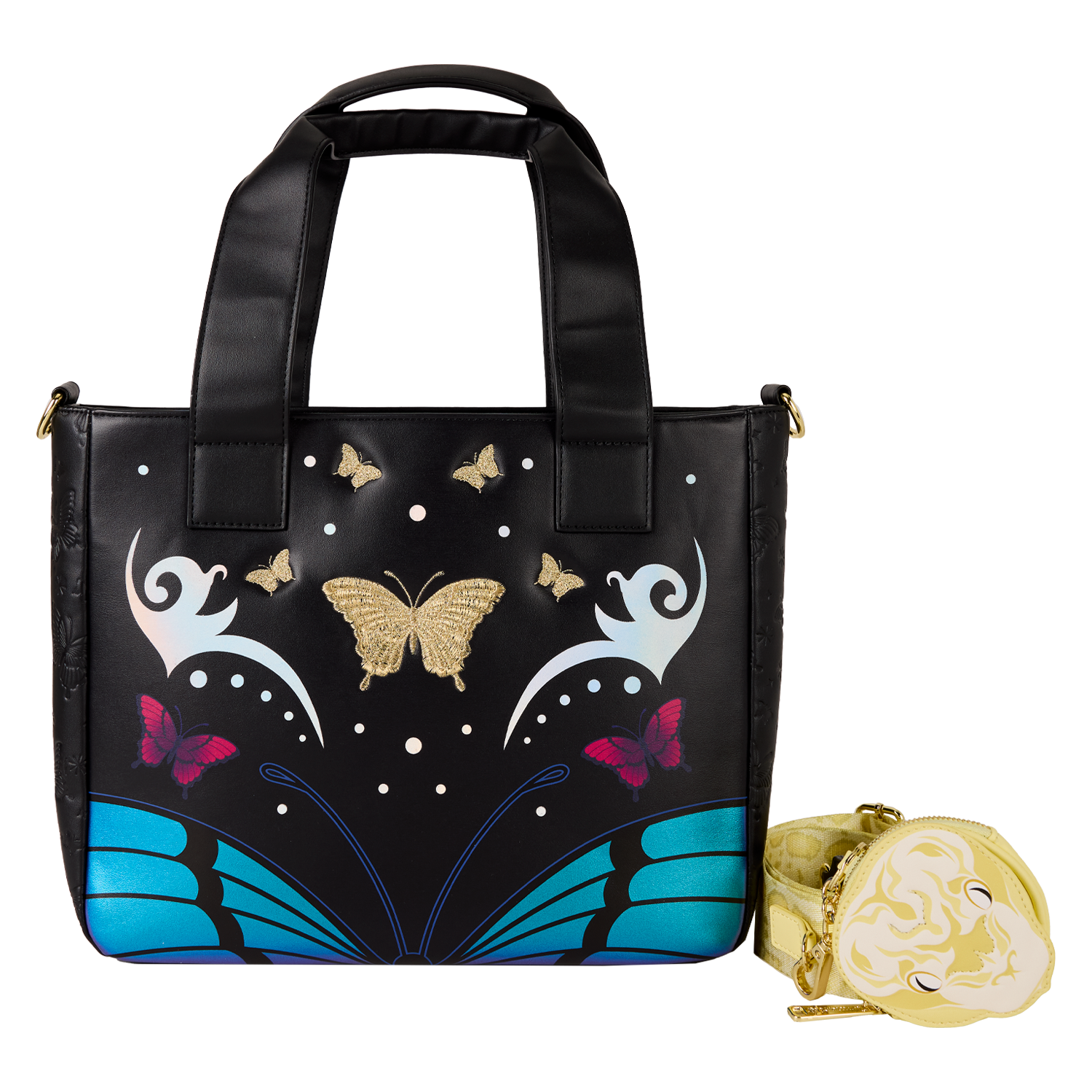 Britney Spears Butterfly Tote Crossbody Bag with Coin Bag